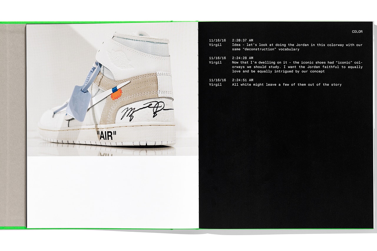 ヴァージルアブローとナイキのコラボを1冊にまとめたICONSが発売 nike virgil abloh taschen icons book release info photos buying guide store list off-white the ten collaboration sneakers