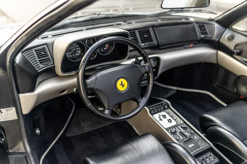 フェラーリ シャキール・オニールが所有した特別仕様の Ferrari F355 Spider がオークションに登場 Shaquille O'Neal 1998 Ferrari F355 Spider Auction car sale personal superman silver price buy custom Bring a Trailer