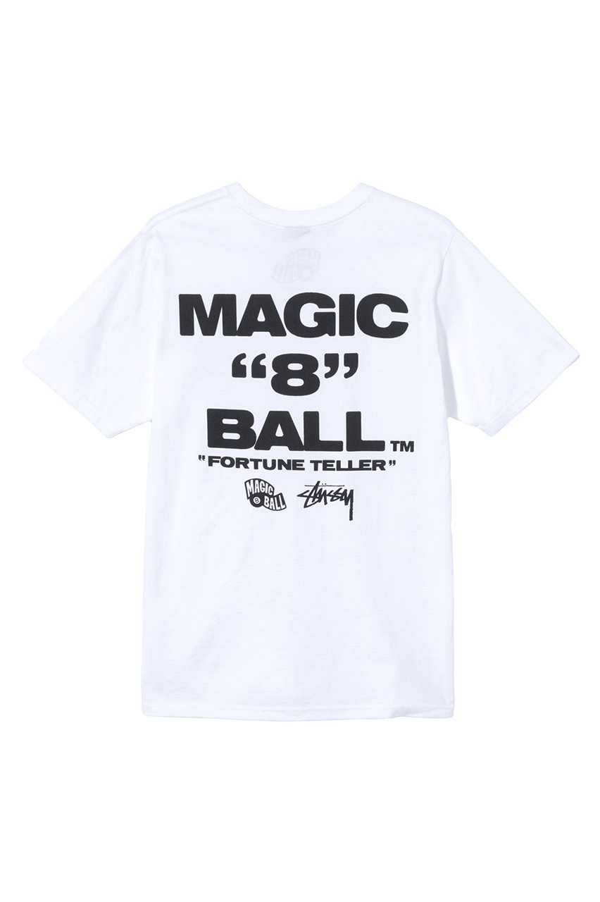 ステューシーから8ボールロゴを模したマジック8ボールが登場 Stüssy x Mattel Creations Magic 8 Ball Toy collaboration figure january 15 release date info buy price