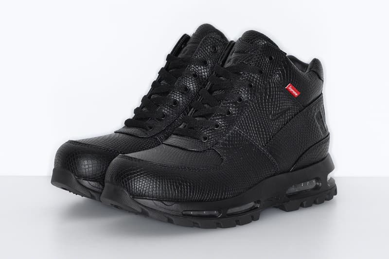 シュプリームがナイキとのコラボ エア マックス ゴアドームの発売をアナウンス Supreme x Nike Air Max Goadome Collaboration
