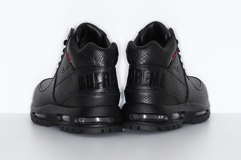 シュプリームがナイキとのコラボ エア マックス ゴアドームの発売をアナウンス　Supreme x Nike Air Max Goadome Collaboration