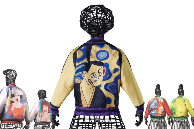 ISSEY MIYAKE と美術家・横尾忠則のラインから“福笑い”をモチーフとした新作ブルゾンが登場