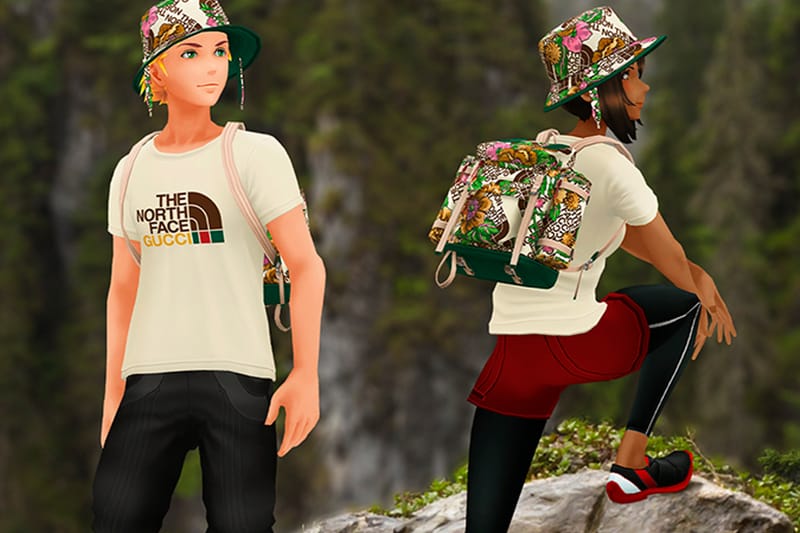 THE NORTH FACE x Gucci のアイテムが『Pokémon GO』内で着用可能に