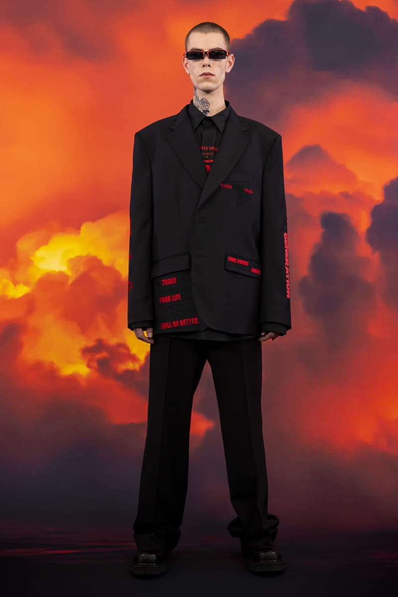 ヴェトモン2021年秋冬コレクション Vetements Fall Winter 2021 Collection Lookbook paris fashion week menswear womenswear info