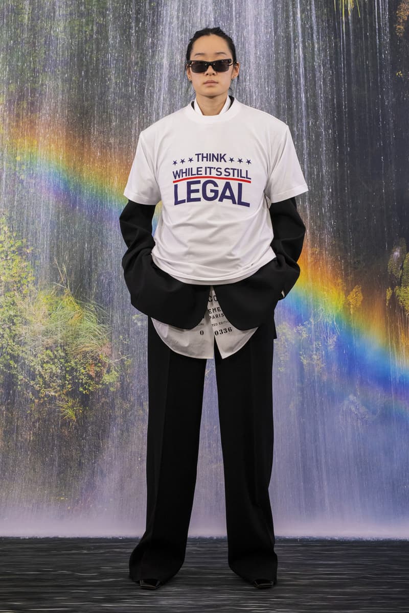 ヴェトモン2021年秋冬コレクション Vetements Fall Winter 2021 Collection Lookbook paris fashion week menswear womenswear info