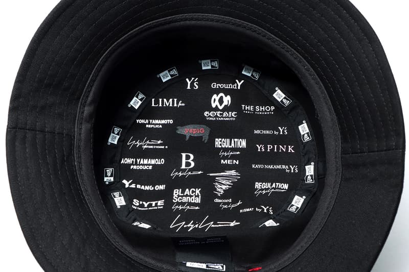 ニューエラからヨウジヤマモトの全ブランド&ラインのロゴをデザインした最新コラボアイテムが登場 yohji yamamoto new era collaboration collection special package bucket hat coach jacket hoodie release info