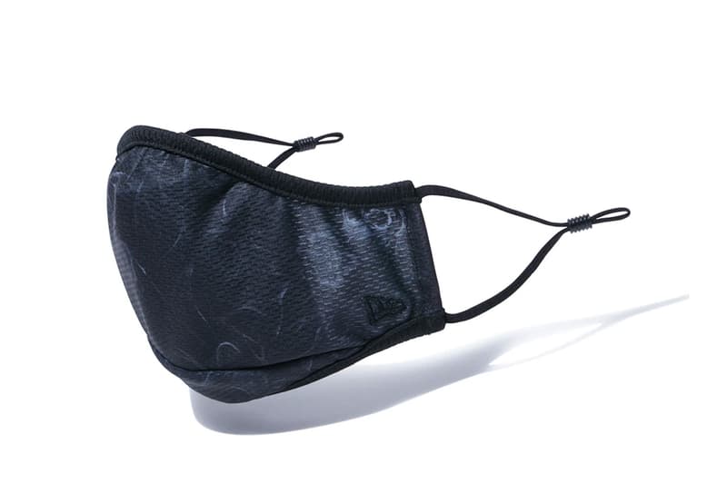 ヨウジヤマモトxニューエラよりスカル&ローズパターンのフェイスマスクが登場 yohji yamamoto new era collaboration face mask skull rose release info