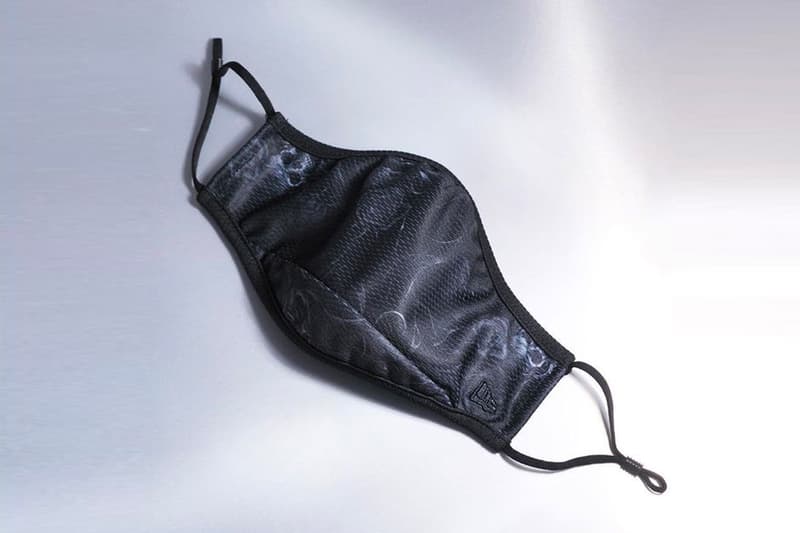 ヨウジヤマモトxニューエラよりスカル&ローズパターンのフェイスマスクが登場 yohji yamamoto new era collaboration face mask skull rose release info