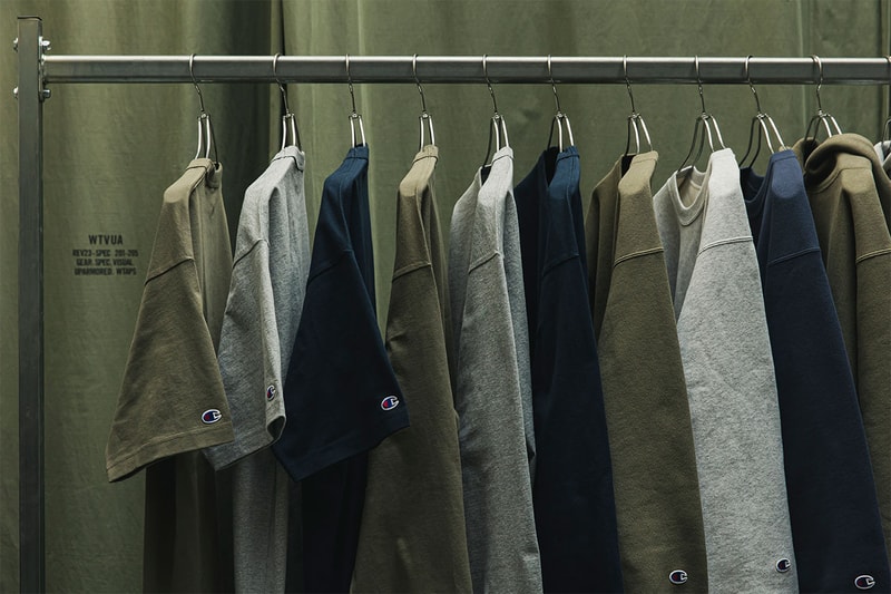 チャンピオン ダブルタップス Champion x WTAPS による初のコラボアイテムがリリース first collaboration items 