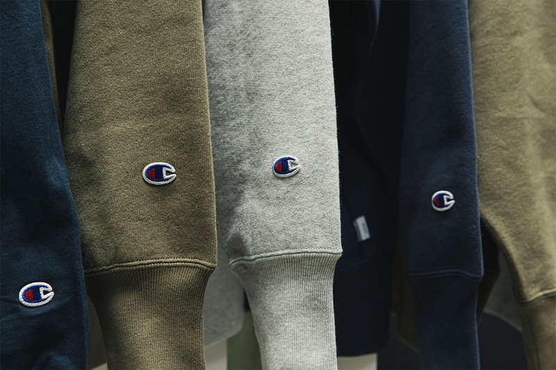 チャンピオン ダブルタップス Champion x WTAPS による初のコラボアイテムがリリース first collaboration items 