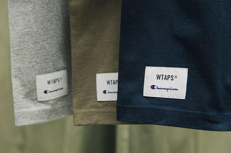 チャンピオン ダブルタップス Champion x WTAPS による初のコラボアイテムがリリース first collaboration items 