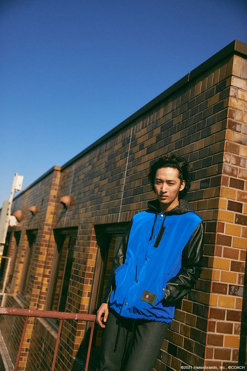 上杉柊平がストリートに着こなす Coach コーチ × Champion チャンピオン コレクション