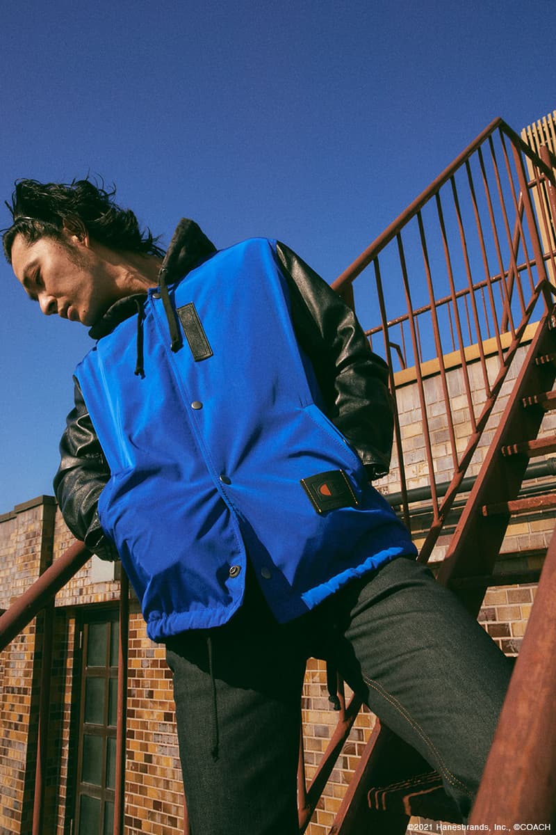 上杉柊平がストリートに着こなす Coach コーチ × Champion チャンピオン コレクション