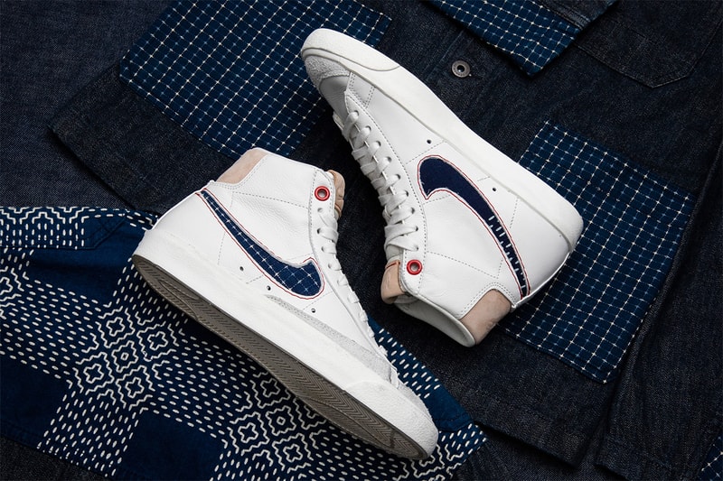 デンハム ナイキ ブレーザー ミッド '77 DENHAM x Nike による最新コラボフットウェア Blazer Mid '77 の抽選応募受付中