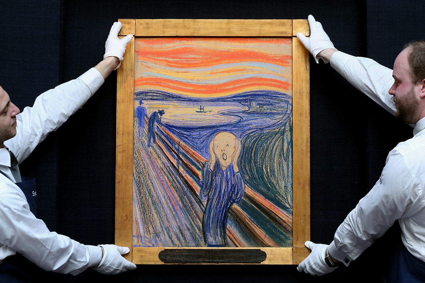 エドヴァルド・ムンクの“叫び”に落書きされた一文の謎が120年越しに解明される Edvard Munch The Scream Hidden Message News Can only have been painted by a madman Oslo Norway National Museum Paintings 