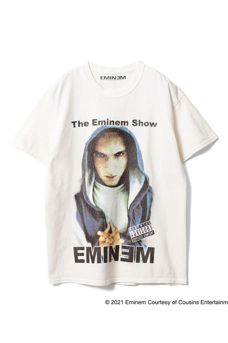 エミネム初期のマーチャンダイズを忠実に再現したTシャツがインソニア プロジェクツからリリース Insonnia Projects Eminem Vintage T-shirts for BEAMS international gallery the marshall mathers slim shady lp anger management tour tee reissue