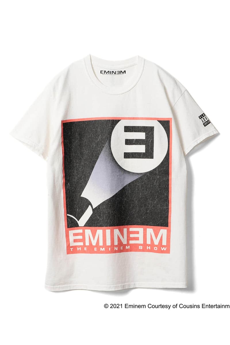 エミネム初期のマーチャンダイズを忠実に再現したTシャツがインソニア プロジェクツからリリース Insonnia Projects Eminem Vintage T-shirts for BEAMS international gallery the marshall mathers slim shady lp anger management tour tee reissue