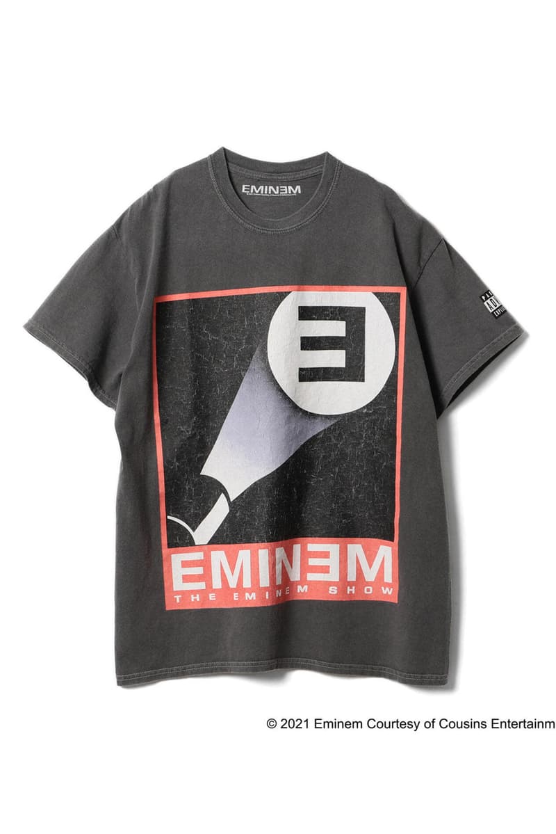 エミネム初期のマーチャンダイズを忠実に再現したTシャツがインソニア プロジェクツからリリース Insonnia Projects Eminem Vintage T-shirts for BEAMS international gallery the marshall mathers slim shady lp anger management tour tee reissue