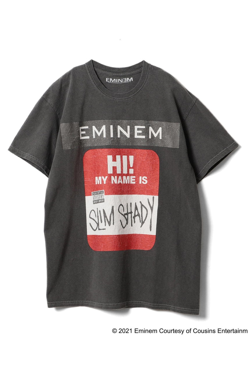 エミネム初期のマーチャンダイズを忠実に再現したTシャツがインソニア プロジェクツからリリース Insonnia Projects Eminem Vintage T-shirts for BEAMS international gallery the marshall mathers slim shady lp anger management tour tee reissue