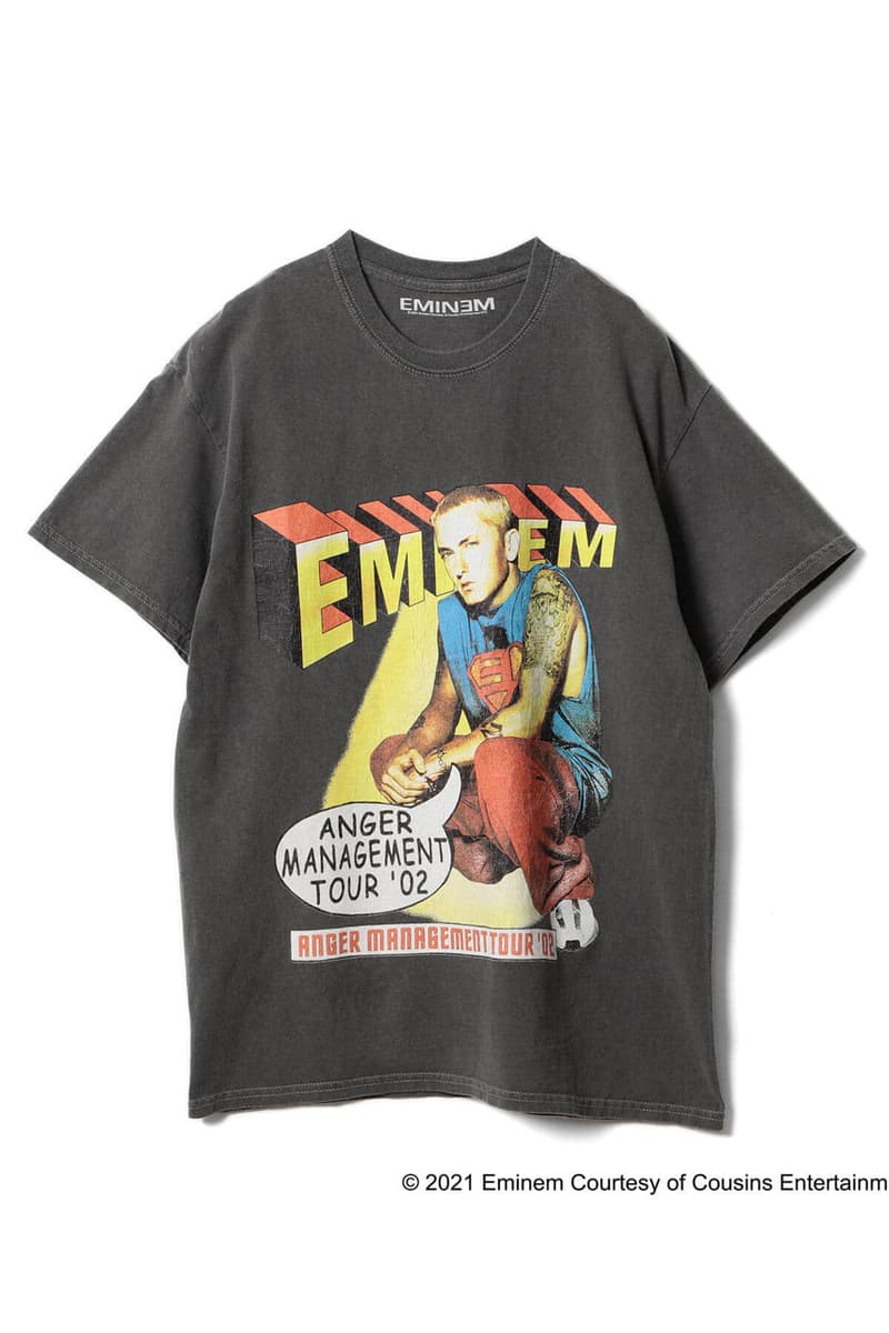 エミネム初期のマーチャンダイズを忠実に再現したTシャツがインソニア プロジェクツからリリース Insonnia Projects Eminem Vintage T-shirts for BEAMS international gallery the marshall mathers slim shady lp anger management tour tee reissue