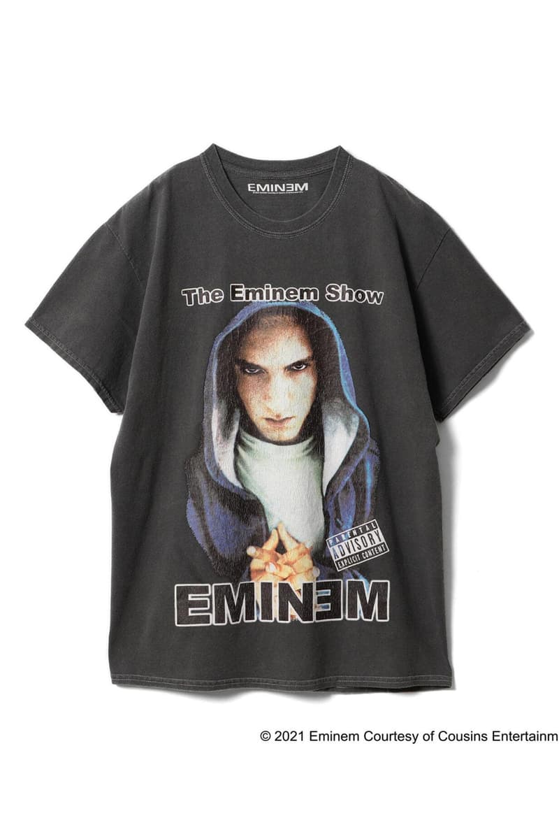 エミネム初期のマーチャンダイズを忠実に再現したTシャツがインソニア プロジェクツからリリース Insonnia Projects Eminem Vintage T-shirts for BEAMS international gallery the marshall mathers slim shady lp anger management tour tee reissue