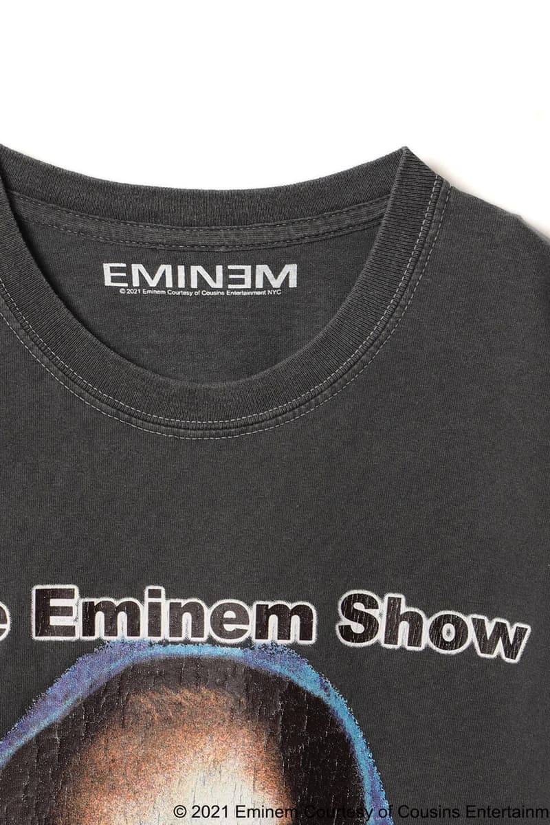 エミネム初期のマーチャンダイズを忠実に再現したTシャツがインソニア プロジェクツからリリース Insonnia Projects Eminem Vintage T-shirts for BEAMS international gallery the marshall mathers slim shady lp anger management tour tee reissue