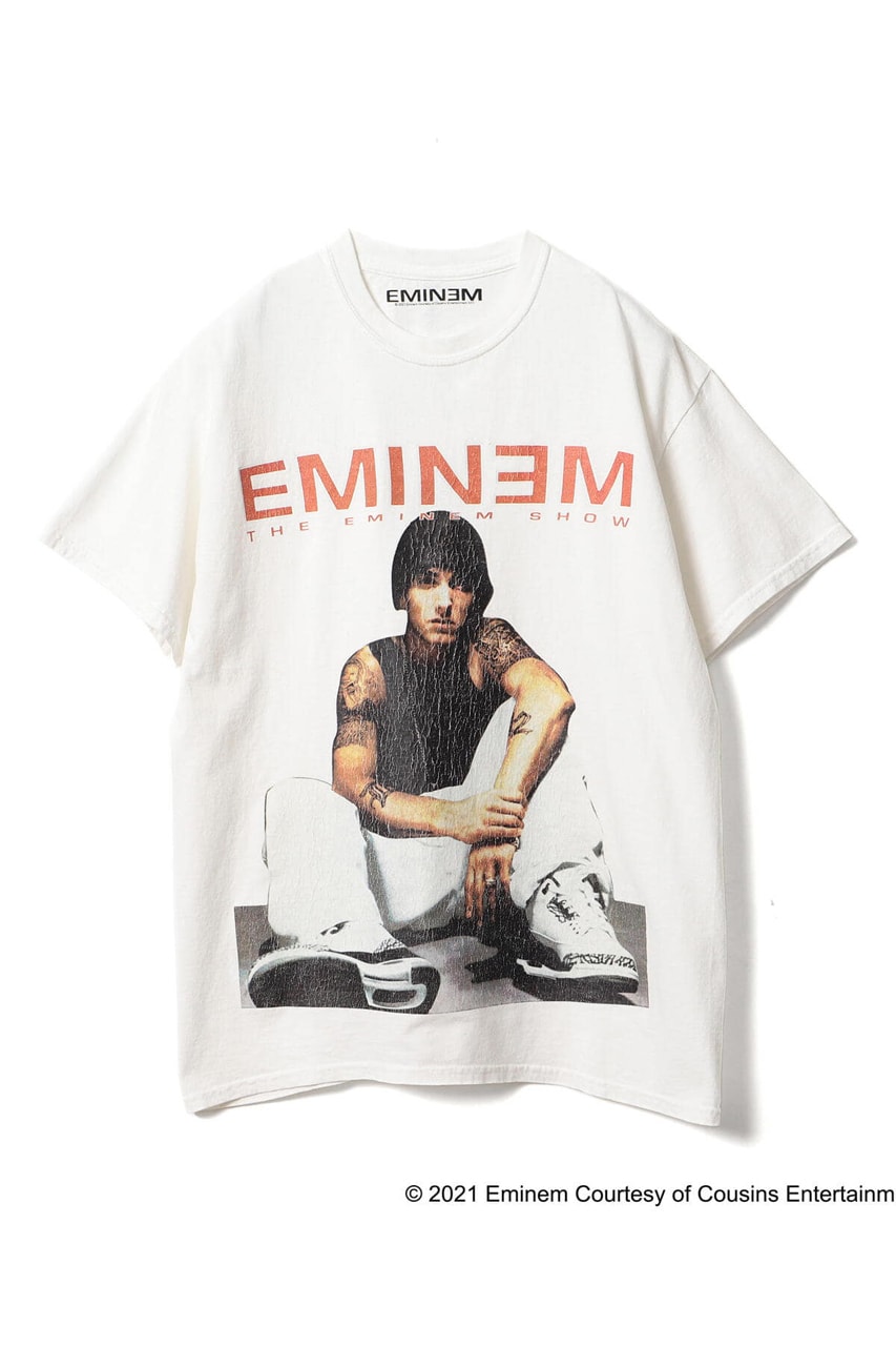 エミネム初期のマーチャンダイズを忠実に再現したTシャツがインソニア プロジェクツからリリース Insonnia Projects Eminem Vintage T-shirts for BEAMS international gallery the marshall mathers slim shady lp anger management tour tee reissue