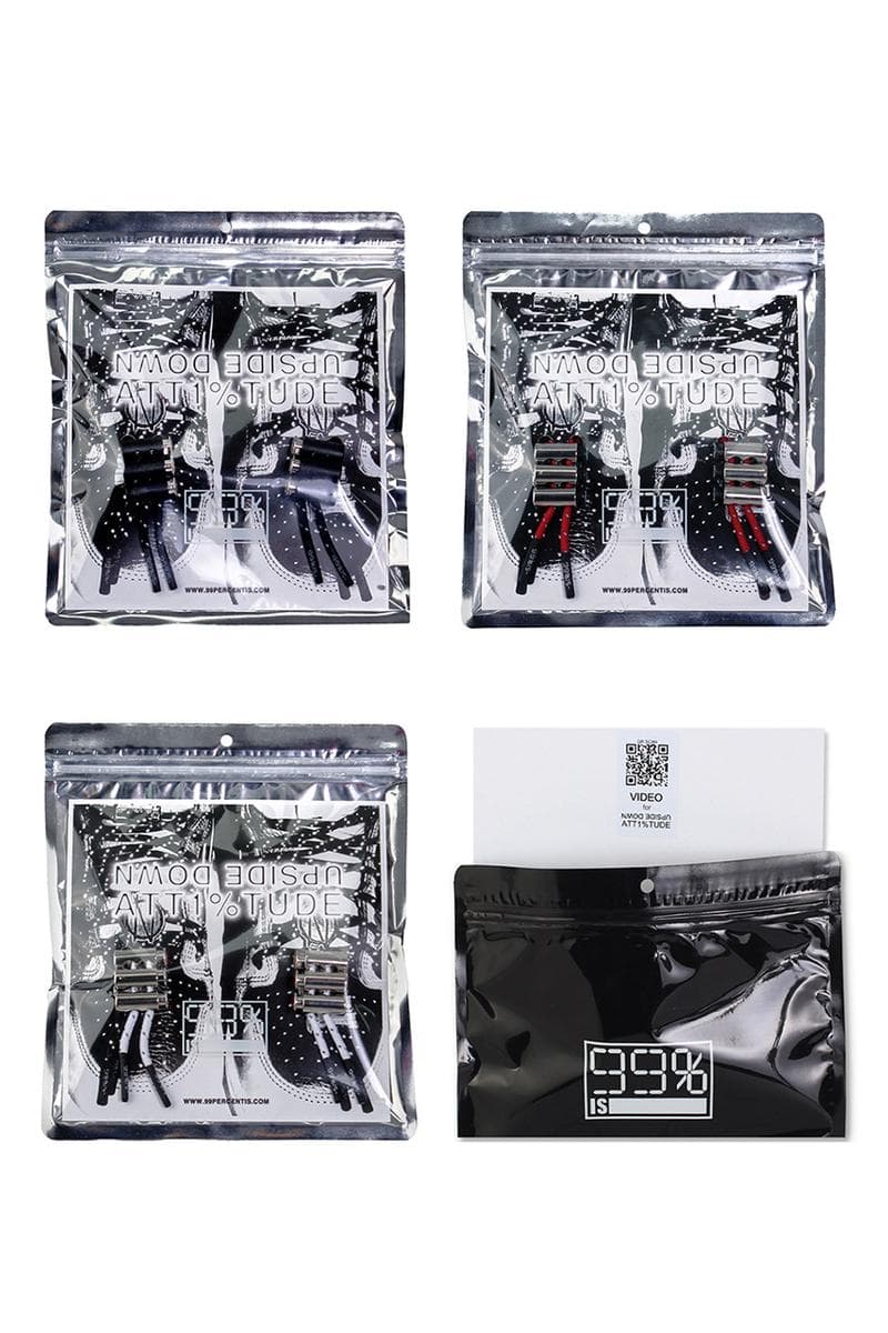 99%IS- が“上から逆さに結ぶ”シューレース UPSIDE DOWN ATT1%TUDE を発売 ナインティナイン パーセント イズ 『GR8（グレイト）