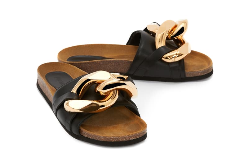 JWアンダーソンからChain Loaferのデザインを踏襲したサンダルが登場 JW Anderson Chain Loafer Slide Slides Release Information JWA Irish Designer London Soho Store Footwear Shoe Indoors Cozy Pandemic Work From Home Style Spring Summer Design Mens Women Unisex