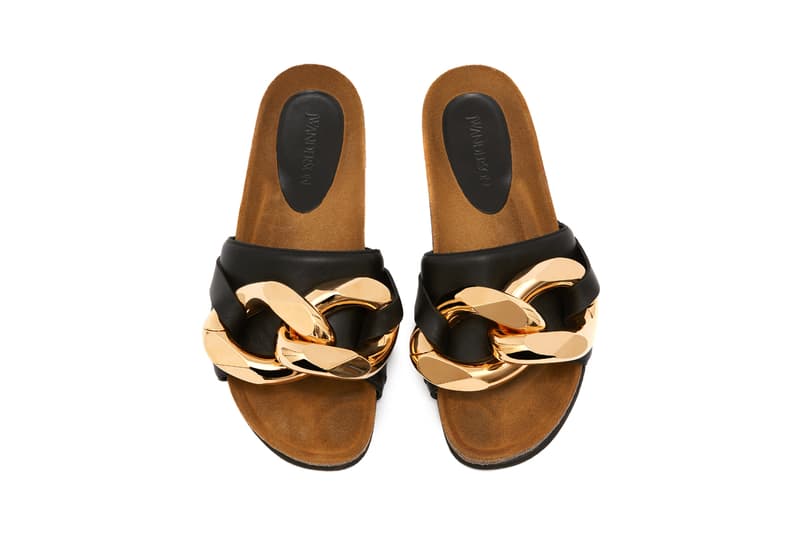 JWアンダーソンからChain Loaferのデザインを踏襲したサンダルが登場 JW Anderson Chain Loafer Slide Slides Release Information JWA Irish Designer London Soho Store Footwear Shoe Indoors Cozy Pandemic Work From Home Style Spring Summer Design Mens Women Unisex