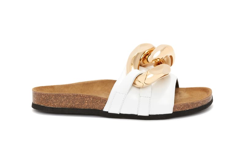 JWアンダーソンからChain Loaferのデザインを踏襲したサンダルが登場 JW Anderson Chain Loafer Slide Slides Release Information JWA Irish Designer London Soho Store Footwear Shoe Indoors Cozy Pandemic Work From Home Style Spring Summer Design Mens Women Unisex