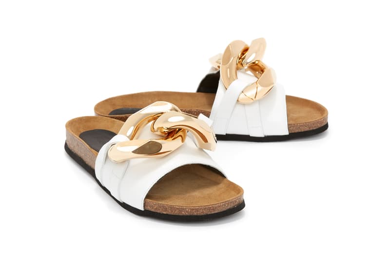 JWアンダーソンからChain Loaferのデザインを踏襲したサンダルが登場 JW Anderson Chain Loafer Slide Slides Release Information JWA Irish Designer London Soho Store Footwear Shoe Indoors Cozy Pandemic Work From Home Style Spring Summer Design Mens Women Unisex