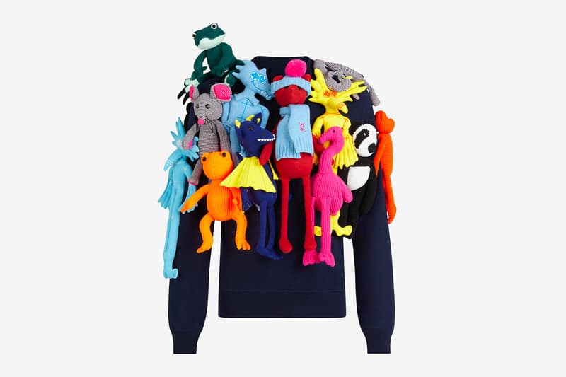 ルイ・ヴィトンから14体のパペットが添えられた奇抜すぎるニットが登場 Louis Vuitton Controversial "PUPPETS ALL-OVER" Crewneck Could be Yours for $8,000 USD