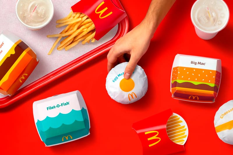 マクドナルドのパッケージデザインが5年ぶりに刷新 McDonald's Global Packaging Redesign Pearlfisher Info Filet-O-Fish Quarter Pounder with Cheese Egg McMuffin Cheese Burger Big Mac Fries McFlurry