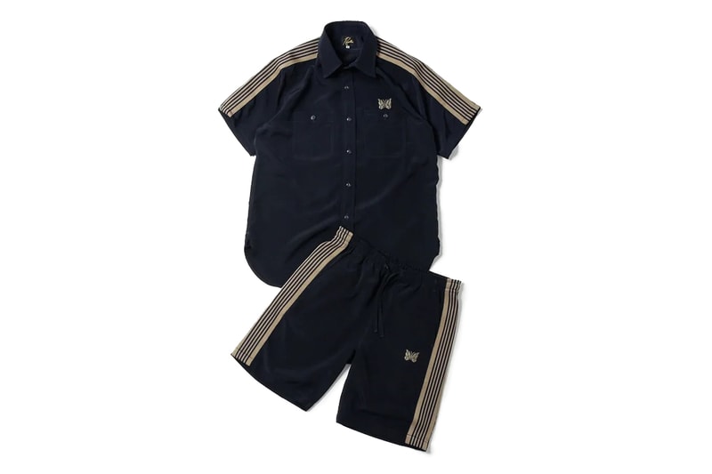 ナノ・ユニバース ニードルズ nano・universe から NEEDLES 別注のワークシャツ&ショーツが登場 NEEDLES Track Shirt, Shorts for nano universe basketball work exclusive colorway collaboration ss21 spring summer 2021 