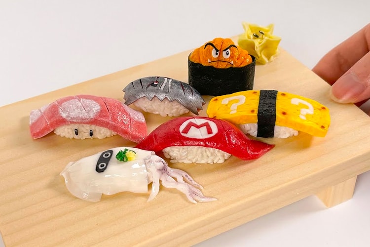 粘土職人 YouTuber が『マリオ』の登場キャラを模した寿司セットを製作