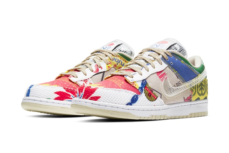 Nike からアップサイクル素材を使用した新作 Dunk Low “City Market” が登場