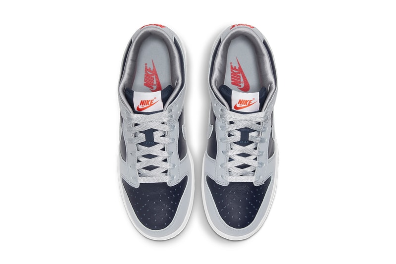 ナイキ ダンク ロー “カレッジネイビー” Nike から落ち着いたカラーリングが魅力の Dunk Low “College Navy” が登場 nike dunk low college navy wolf grey university red DD1768 400 release date info store list buying guide photos 