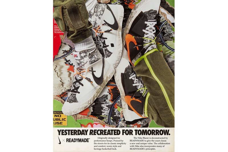ナイキ x レディメイドによるブレーザー Nike x READYMADE による Blazer Mid の発売情報が解禁 