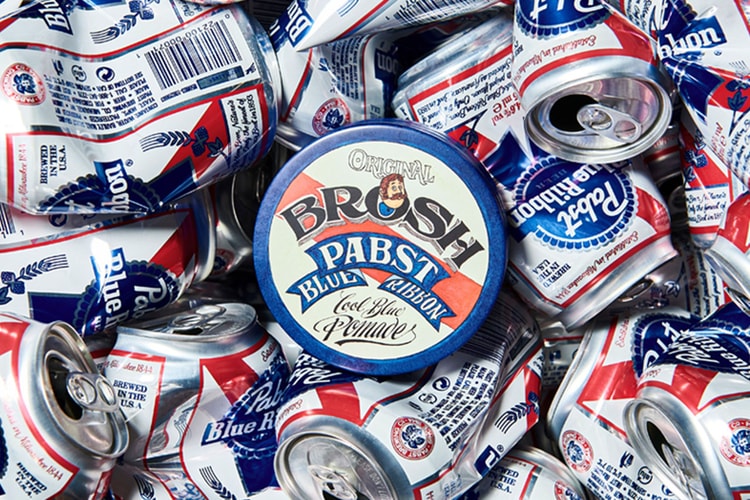 老舗アメリカンビール Pabst blue Ribbon と男性用ヘアブランド BROSH のコラボプロダクトが発売