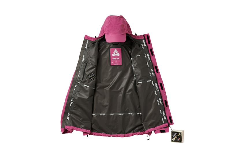 Palace Spring 2021 Outerwear release GORE-TEX jackets coats pink grey Black Camo when does it drop