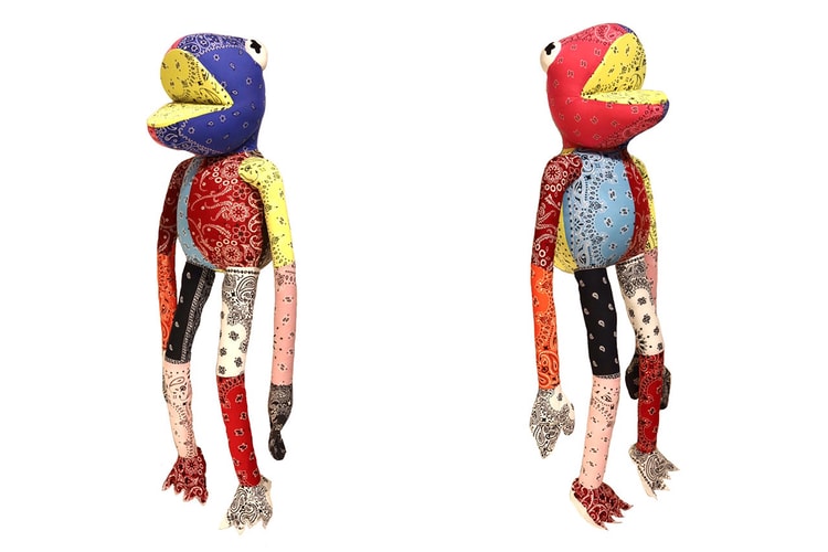 READYMADE からビンテージのバンダナを用いた一点物の FROG MAN が登場