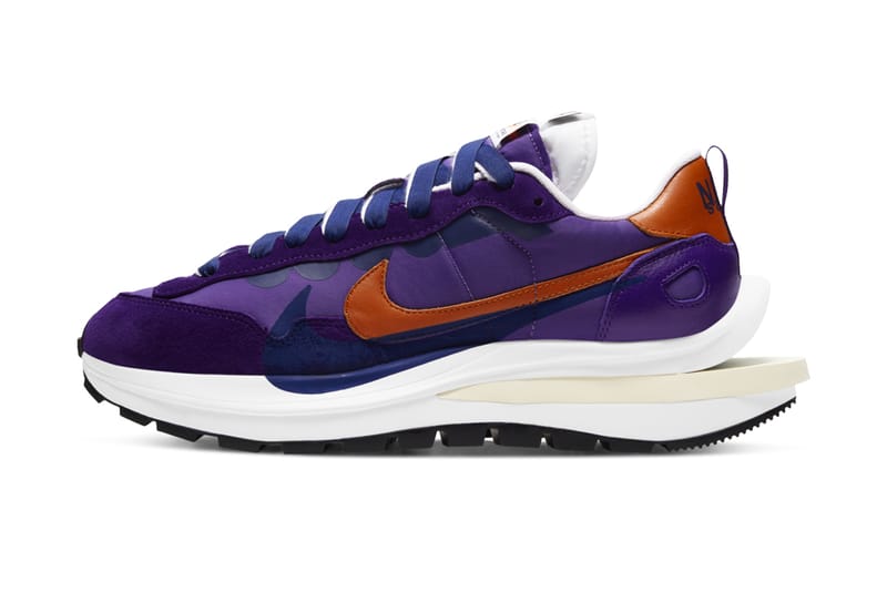 sacai x Nike Vaporwaffle の新色 “Dark Iris” のオフィシャルイメージが到着