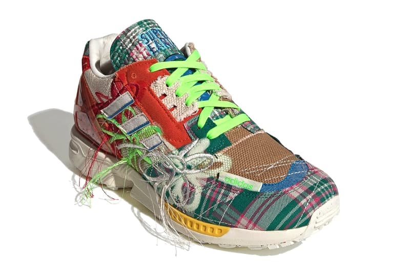 アディダス スーパーアース ショーン・ワザーズプーン x adidas の最新コラボ ZX 8000 SUPEREARTH のオフィシャルビジュアルが解禁 sean wotherspoon spoonman adidas zx 8000 superearth gz3088 patchwork flowers threads official release date info photos price store list buying guide
