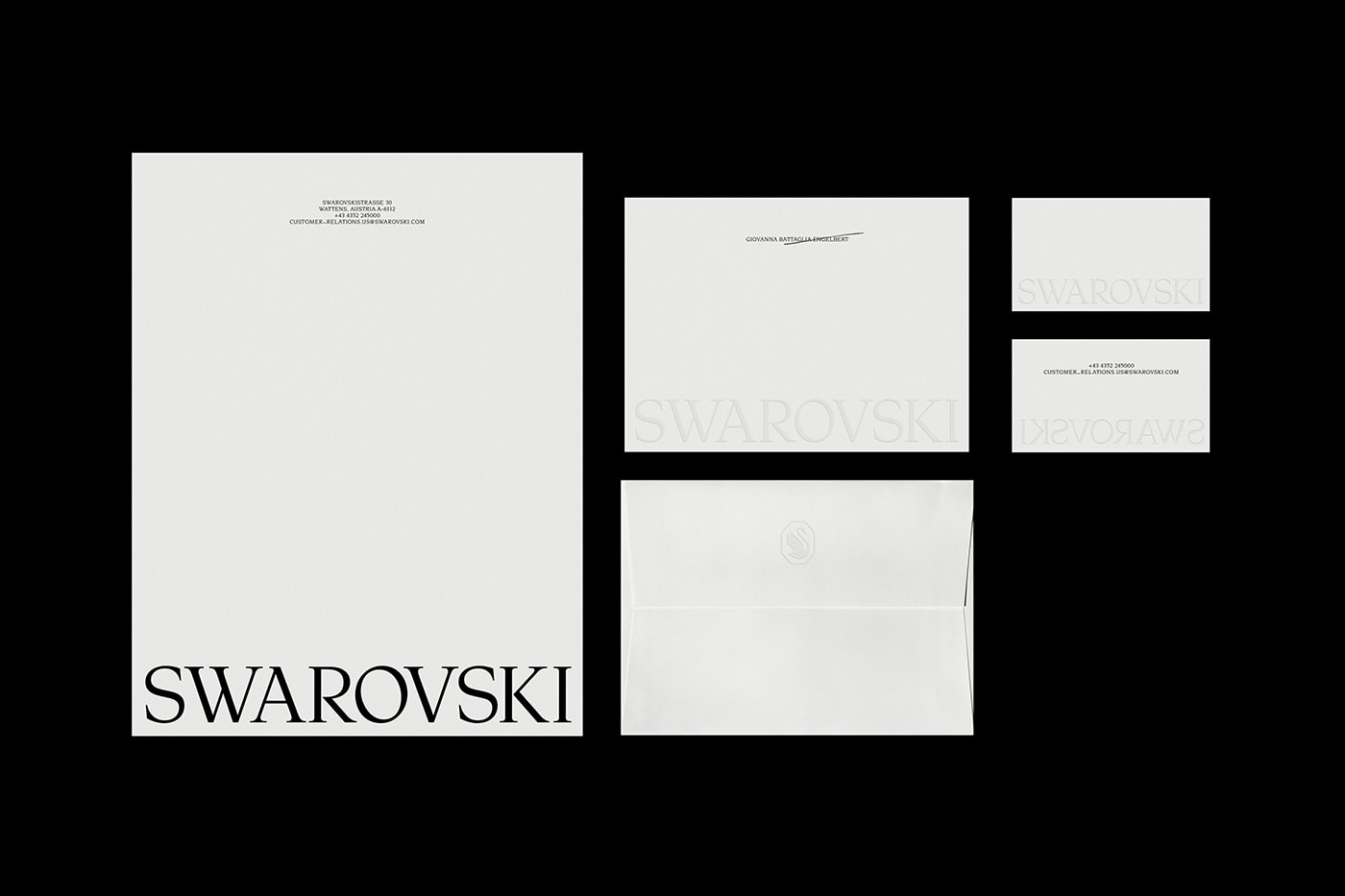 スワロフスキーが32年ぶりにブランドロゴを刷新 Swarovski new Brand Identity and Logo unveiling news Austria Logos Branding  General Idea Luxury design Giovanna Engelbert