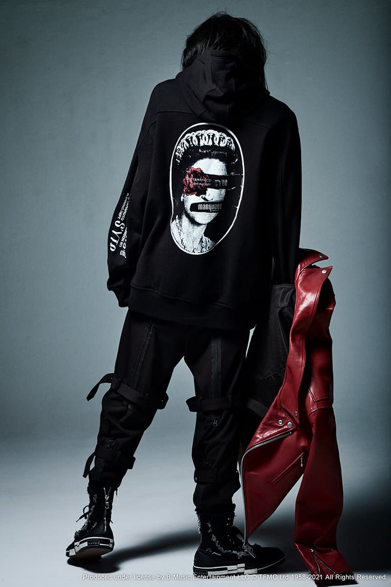 サイトからイギリスの伝説的クラブハウスマーキークラブ®︎とのコラボコレクションがリリース syte marquee club collaboration The Rolling Stones David Bowie Sex Pistols Led Zeppelin Jimi Hendrix release info