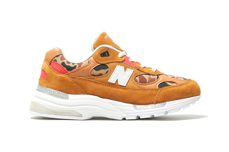 トッド スナイダーとニューバランスがオータムカラーで彩られた992 “フロム アウェイ”をリリース todd snyder new balance 92 from away snuff tan duck camo white release info store list buying guide price photos 