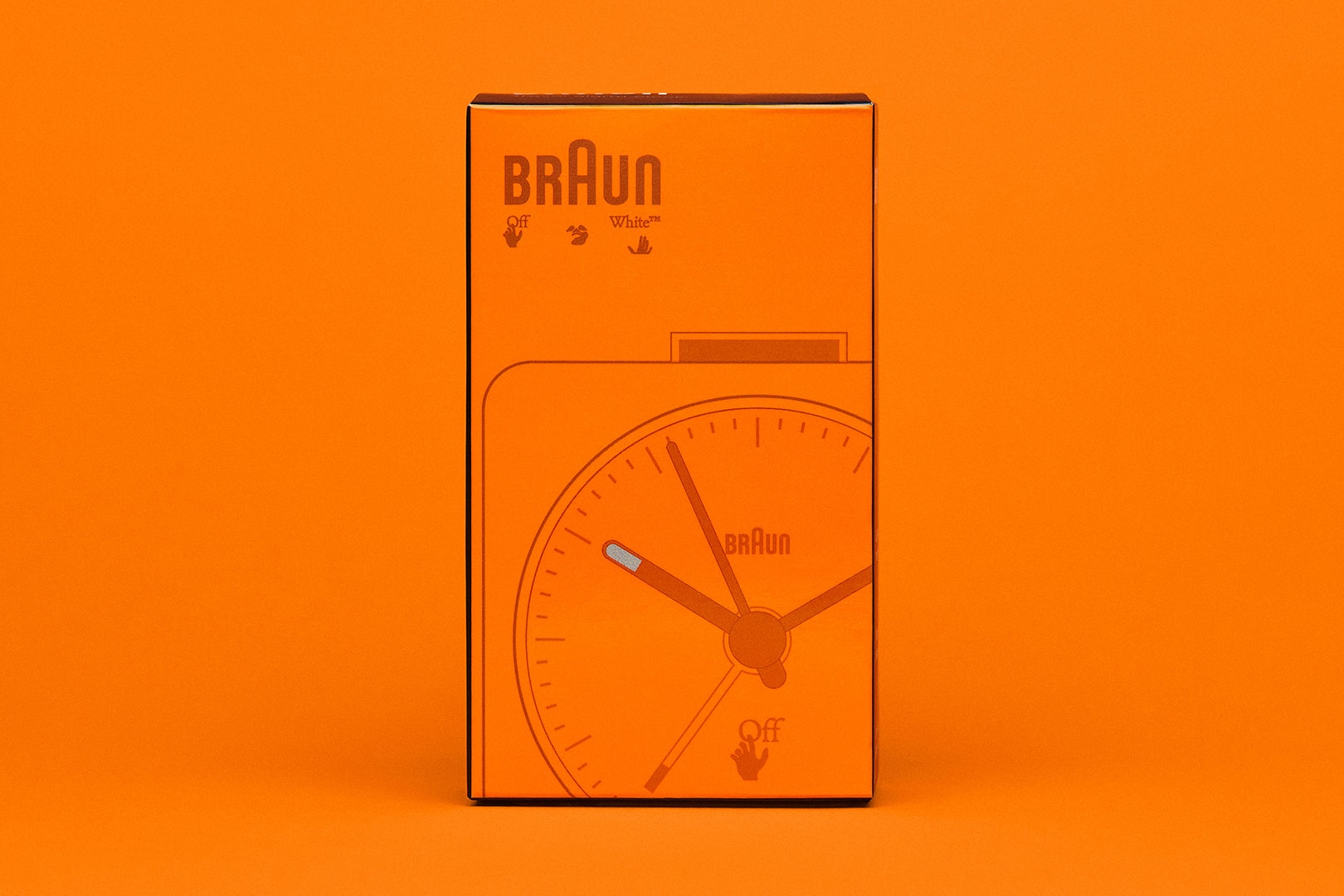 ブラウン オフホワイト 創立100周年を迎える Braun と Off-White™️ によるコラボアラームクロックが発売 Virgil Abloh Signals Ongoing Venture With Braun With Pair of Off-White Alarm Clocks
