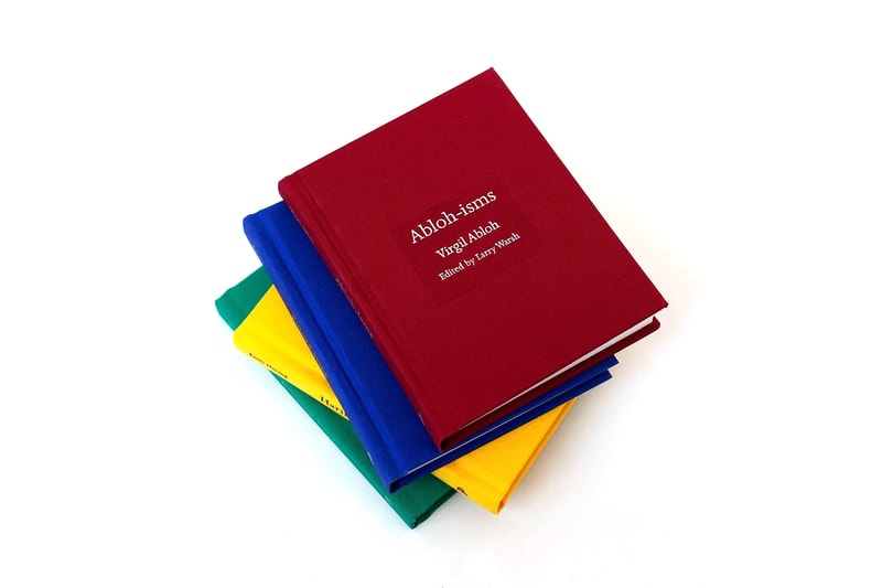 ヴァージル・アブローの名言を収録した書籍『アブローイズム』がリリース abloh isms virgil abloh no more rulers princeton university press