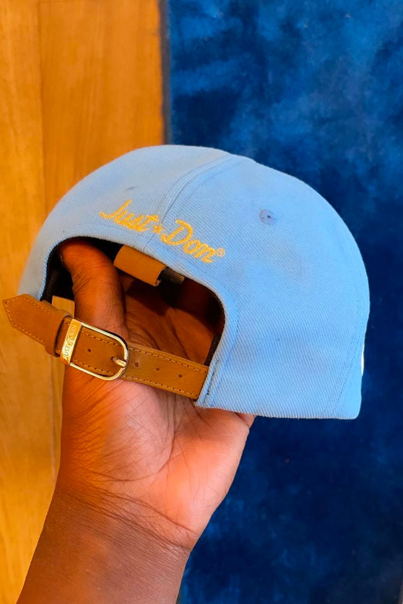 オフホワイト ジャスト ドン ヴァージル・アブローが Off-White™️ x Just Don の最新コラボアイテムをチラ見せ Virgil Abloh just Don UNC Tar Heels Cap Teaser don c cap hat streetwear menswear spring summer 2021 collection ss21 off white accessories info